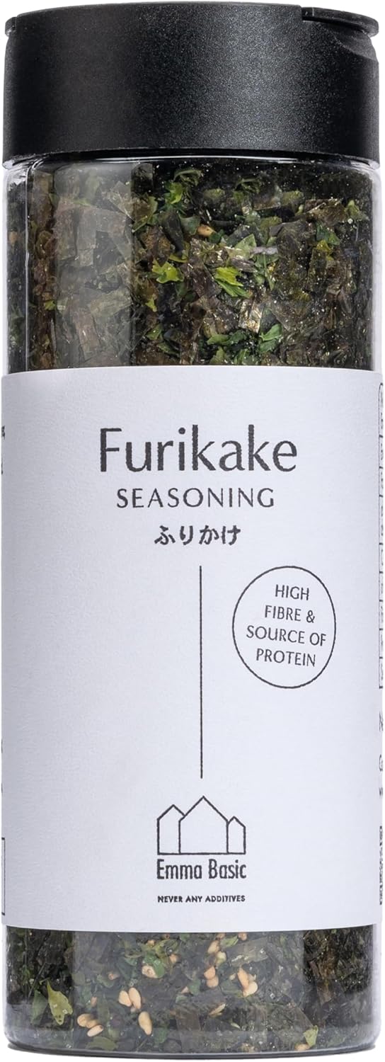 Emma Basic - Seaweed Furikake seasoning 100g | Rice Topping | Avocado Topping | High Fibre | Source of Protein | No additives