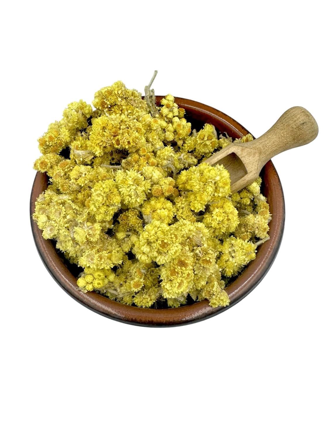 GreekHerbay 100% Natural Helichrysum Immortelle Dried Loose Flower Herbal Tea 20g - 4.9kg (900, Grams)