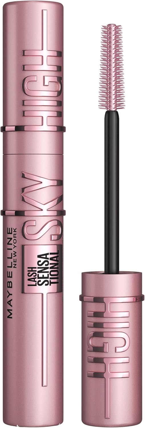 Maybelline New York Black Mascara for Extremely Long Eyelashes Lash Sensational Sky High Mascara Very Black 7.2ml