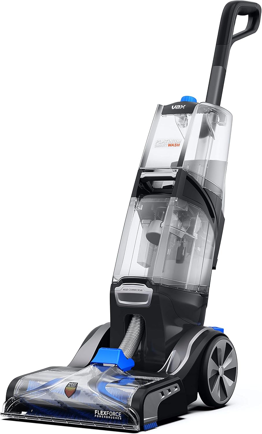 Vax Platinum Smartwash Carpet Cleaner | Kills Over 99 Percent of Bacteria | Motion Sense Technology – CDCW-SWXS, Charcoal/Blue, 3.5 Litre, 1200W