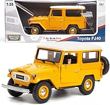 Motormax All Star Toys Exclusive Toyota Land Cruiser FJ40 Yellow 1/24 Diecast Model 79323 FJ40 J40