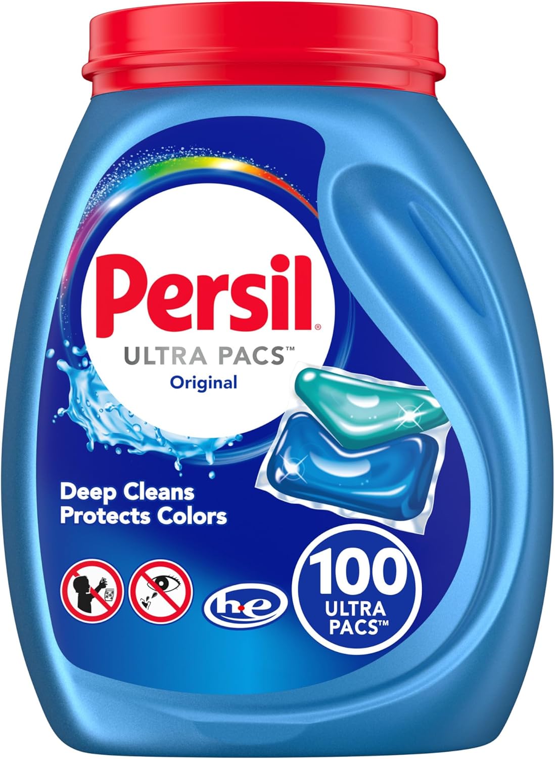 Persil Ultra Pacs Original Everyday Clean Laundry Detergent, 100 count