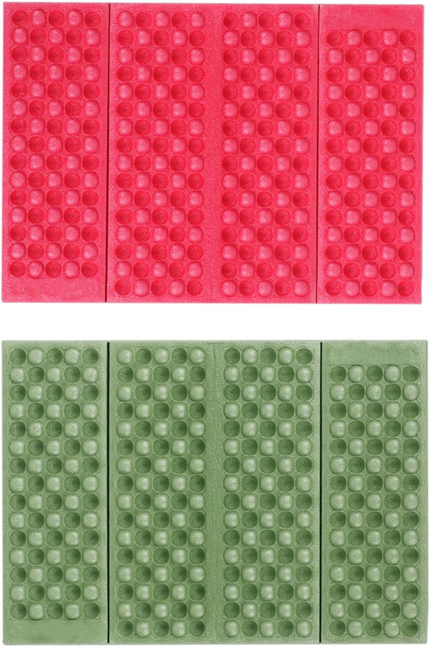 2 Piece Folding Seat Cushions, Outdoor Weatherproof & Waterproof, Perfect For Hiking & Camping, Foldable For On-The-Go Use