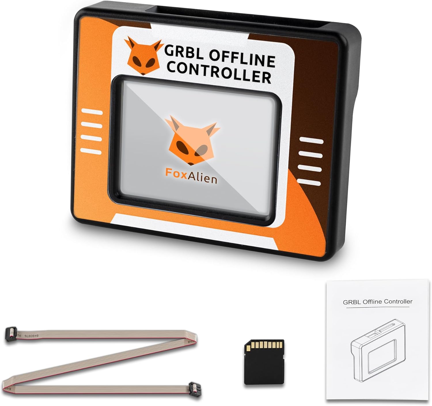 FoxAlien CNC Offline Controller for 3S CNC Machine, Offline Control Module with Touchscreen LCD GRBL Control for FoxAlien Masuter 3S, Vasto, Vasto XL, Vasto XXL CNC Router Machines