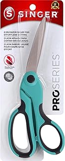 SINGER 8-1/2-Inch ProSeries Heavy Duty Bent Sewing Scissors
