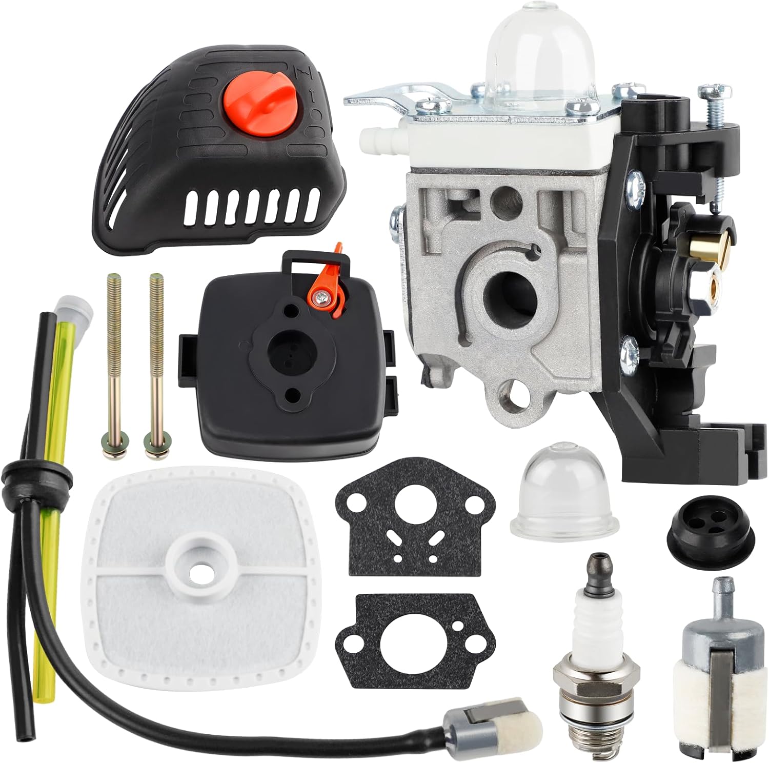 SRM 225 Carburetor for Echo SRM-225 GT 225 PAS 225 PE 225 SHC 225 PPF 225 Trimmer Weedeater with SRM 225 Air Filter Case Cleaner Cover Fuel Line Tune Up Kit