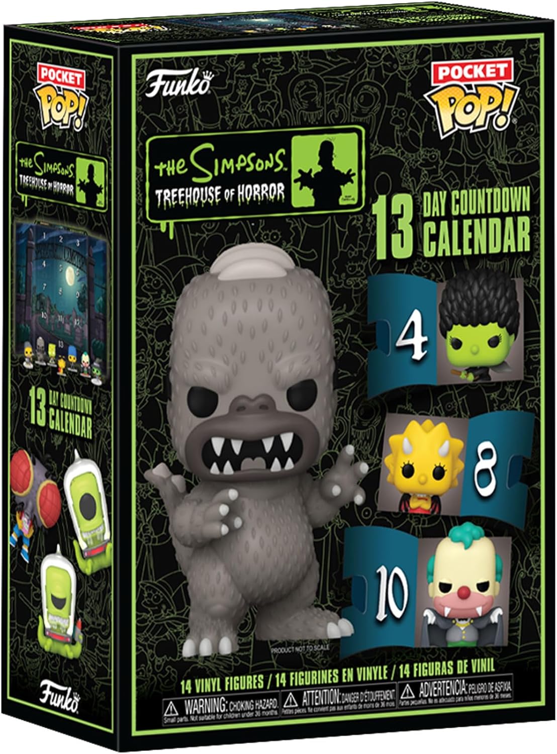 Funko Advent Calendar: Bart Simpsons 13 Day Countdown - the Simpsons - 13 Days Of Surprises - Collectable Vinyl Mini Figures - Mystery Box - Gift Idea - Holiday Xmas Present for Girls, Boys & Kids