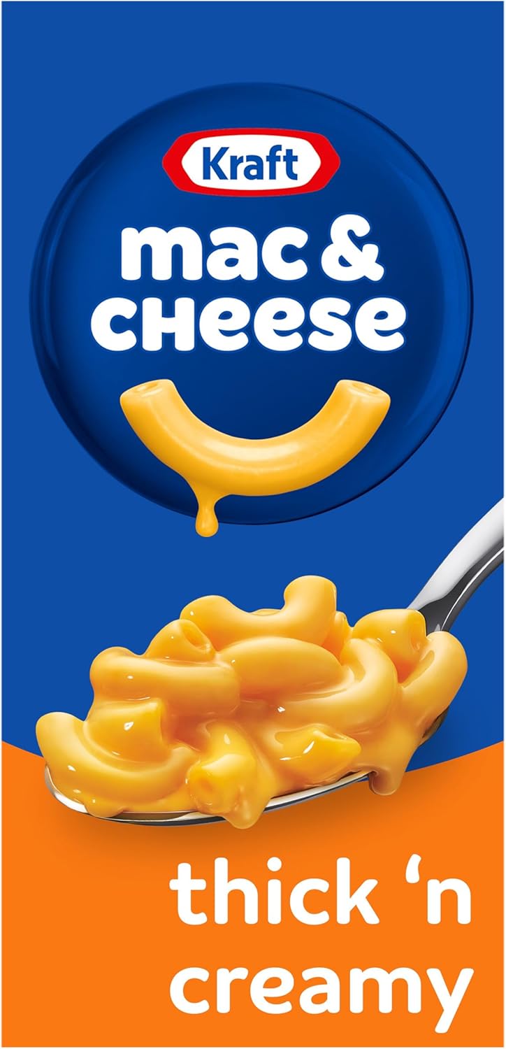 Kraft Macaroni & Cheese Dinner, Thick & Creamy, 7.25 Oz