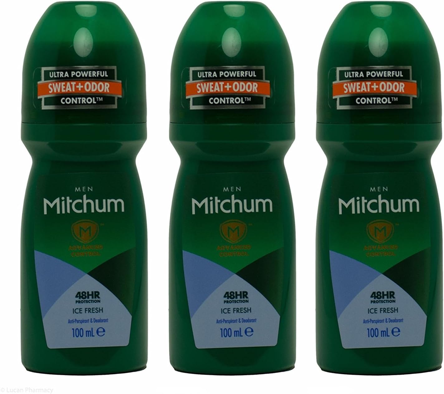 Multibuy 3x Mitchum Men Advanced™ Ice Fresh Anti-Pespirant & Deo 100ml