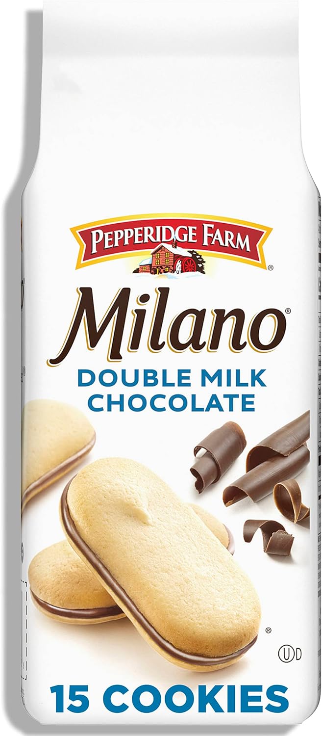 Pepperidge Farm Milano Double Milk Chocolate Cookies - 7.5oz 213g