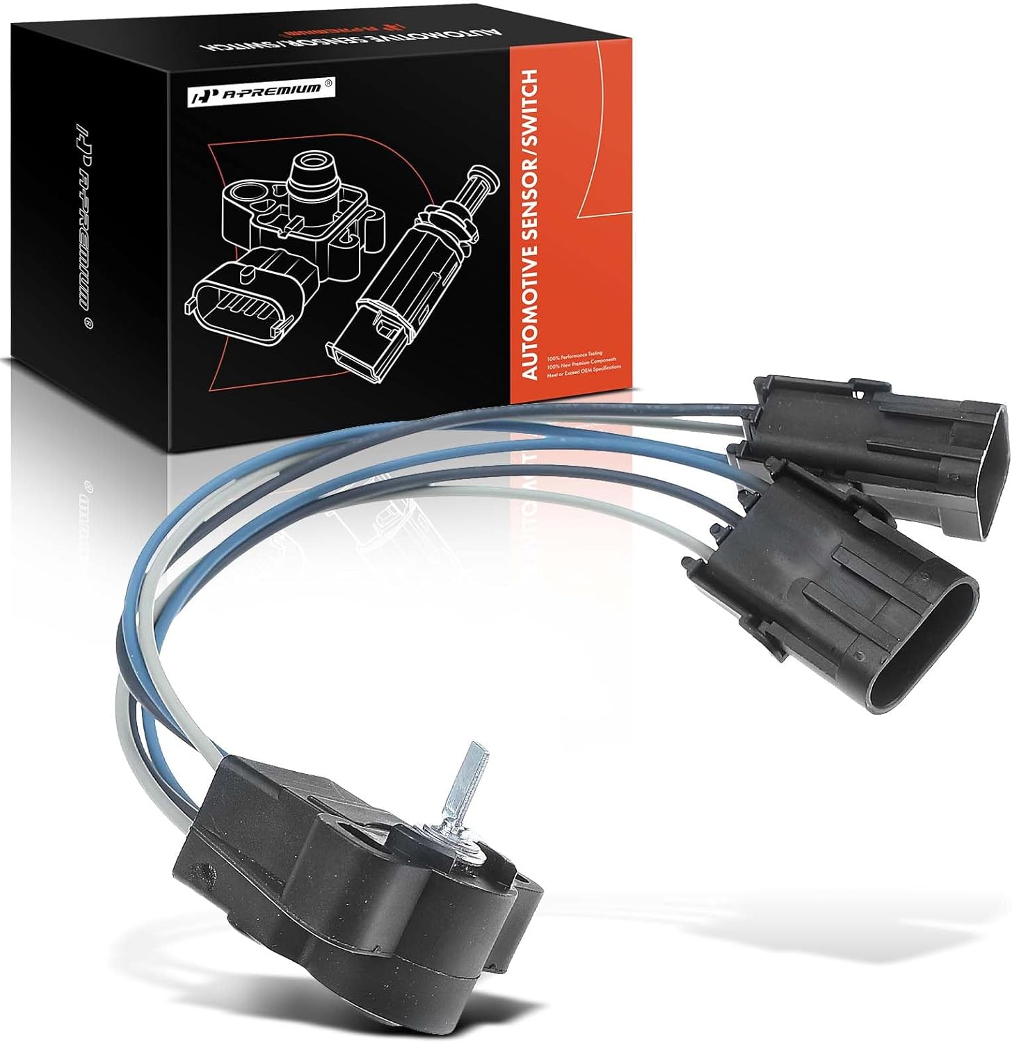 A-Premium TPS Throttle Position Sensor Compatible with Jeep Cherokee Wagoneer 1987-1990 Comanche 1987-1989 OHV L6 4.0L, Auto Transmission, Replace# 33004650, 8933004650