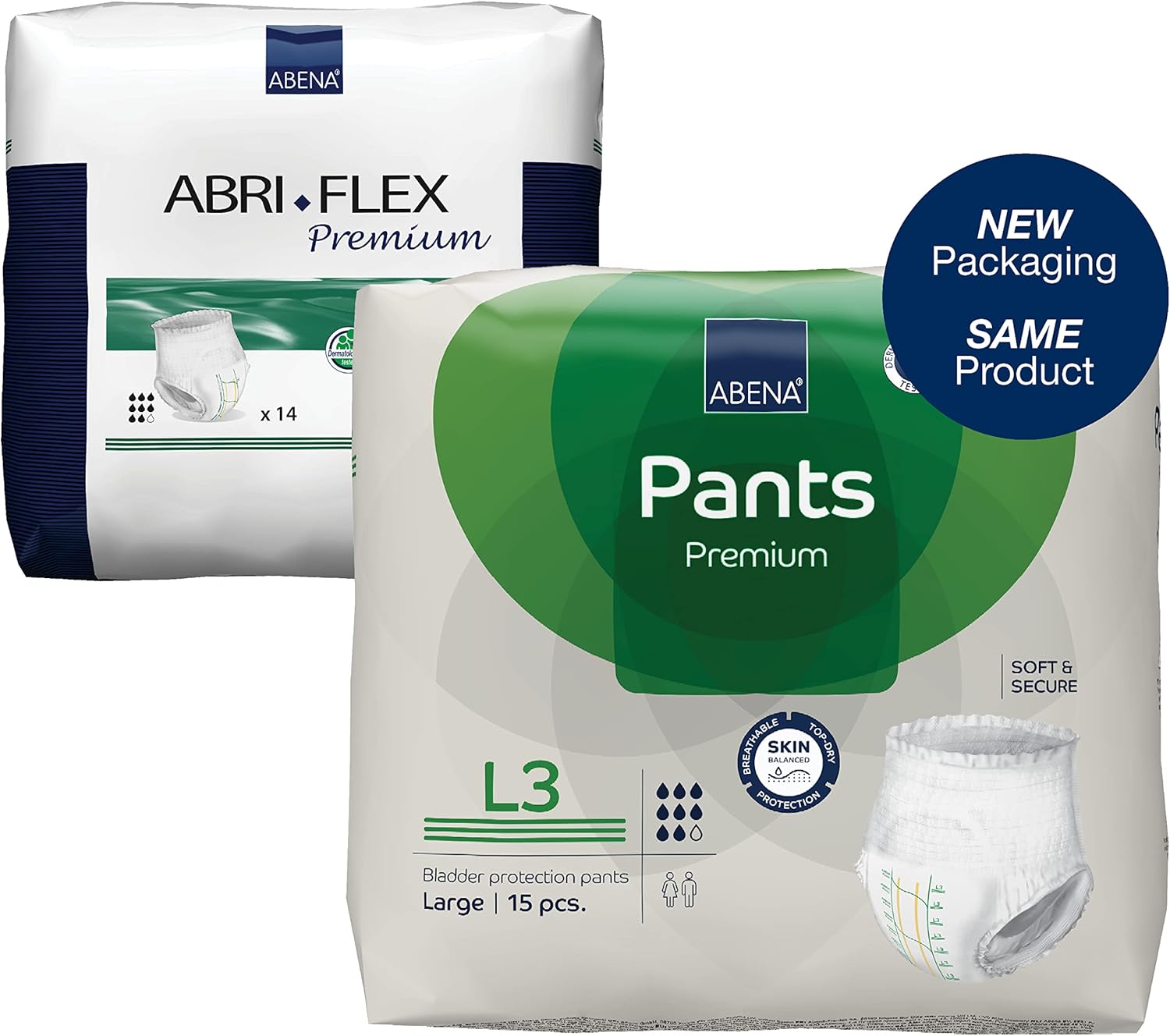 Abena Pants, Premium Protective Underwear, Level 3, (Medium to Extra Large), Large, 90 Count