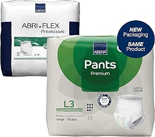 Abena Pants, Premium Protective Underwear, Level 3, (Medium to Extra Large), Large, 90 Count