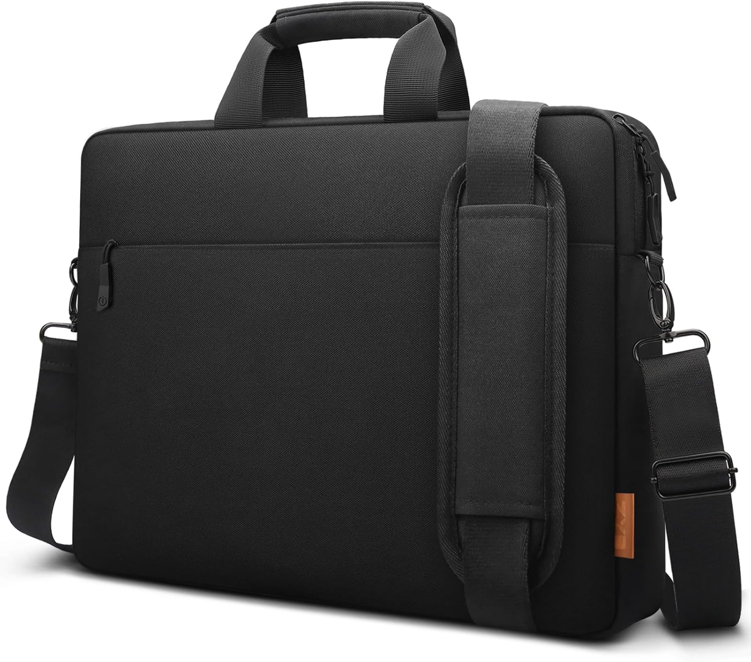 ZYB Laptop Bag 17-17.3 Inch Case, Laptop Sleeve 17 17.3 Inch Messenger with Shoulder Strap for 17-17.3 Inch Computer Notebook Gaming Dell Lenovo HP ASUS Acer Samsung etc Business Briefcase Men-Black