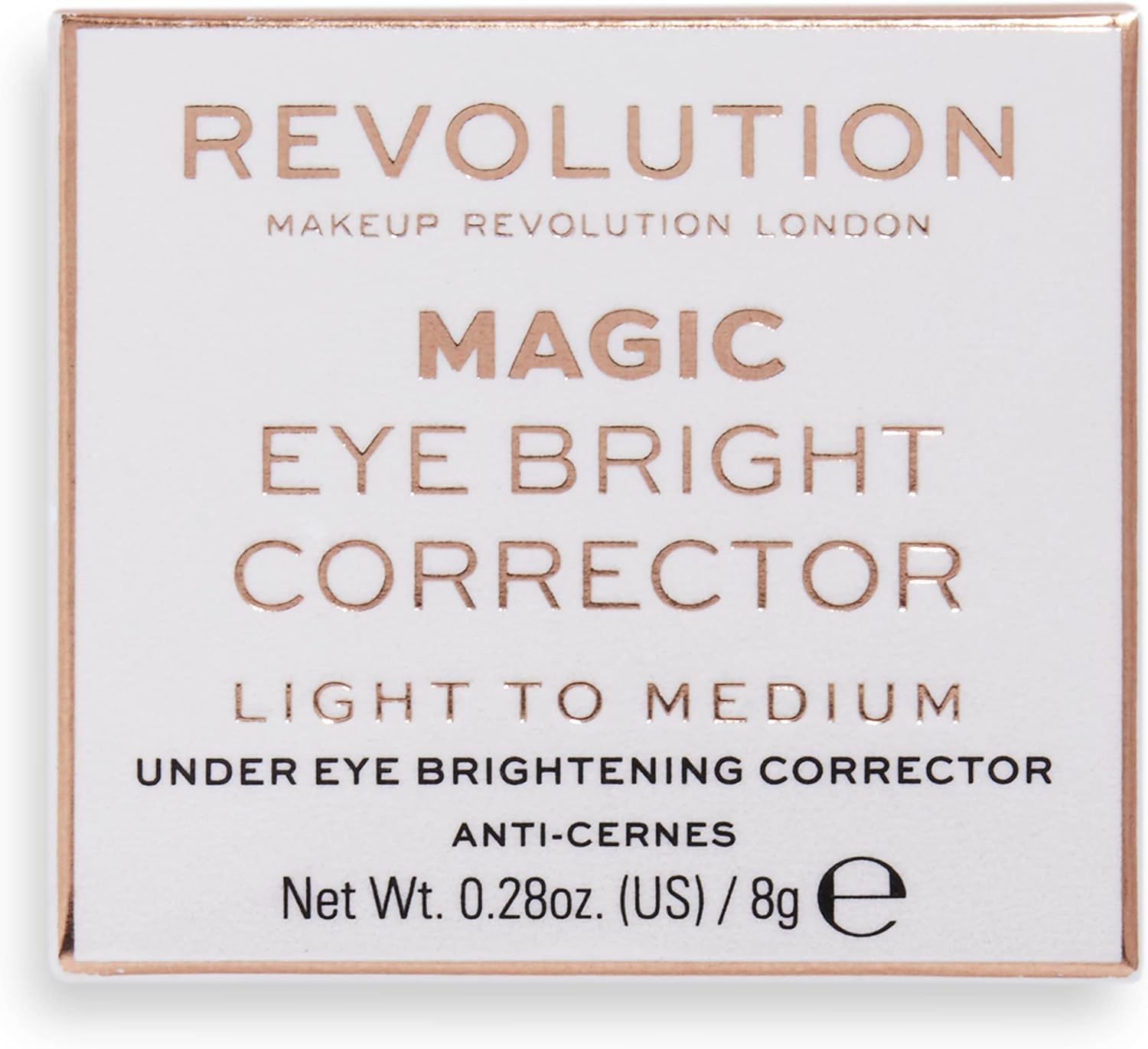 Makeup Revolution Eye Bright Under Eye Corrector, Light to Medium
