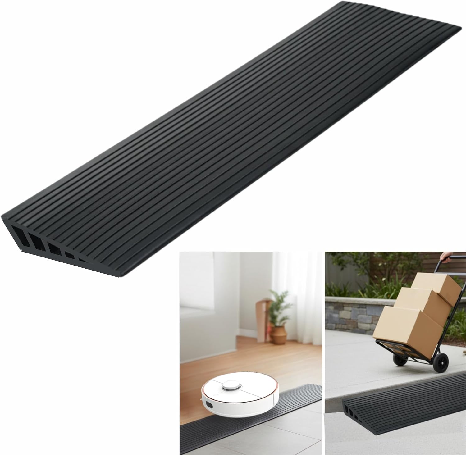 1" Rise Threshold Ramps for Doorways,Wheelchair Ramps for Home.