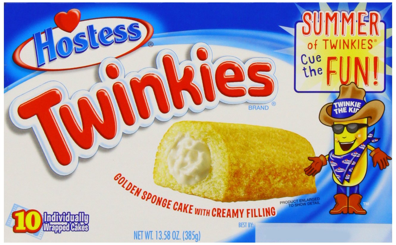 Hostess Twinkies 385 g (Pack of 1, Total 10 Cakes)