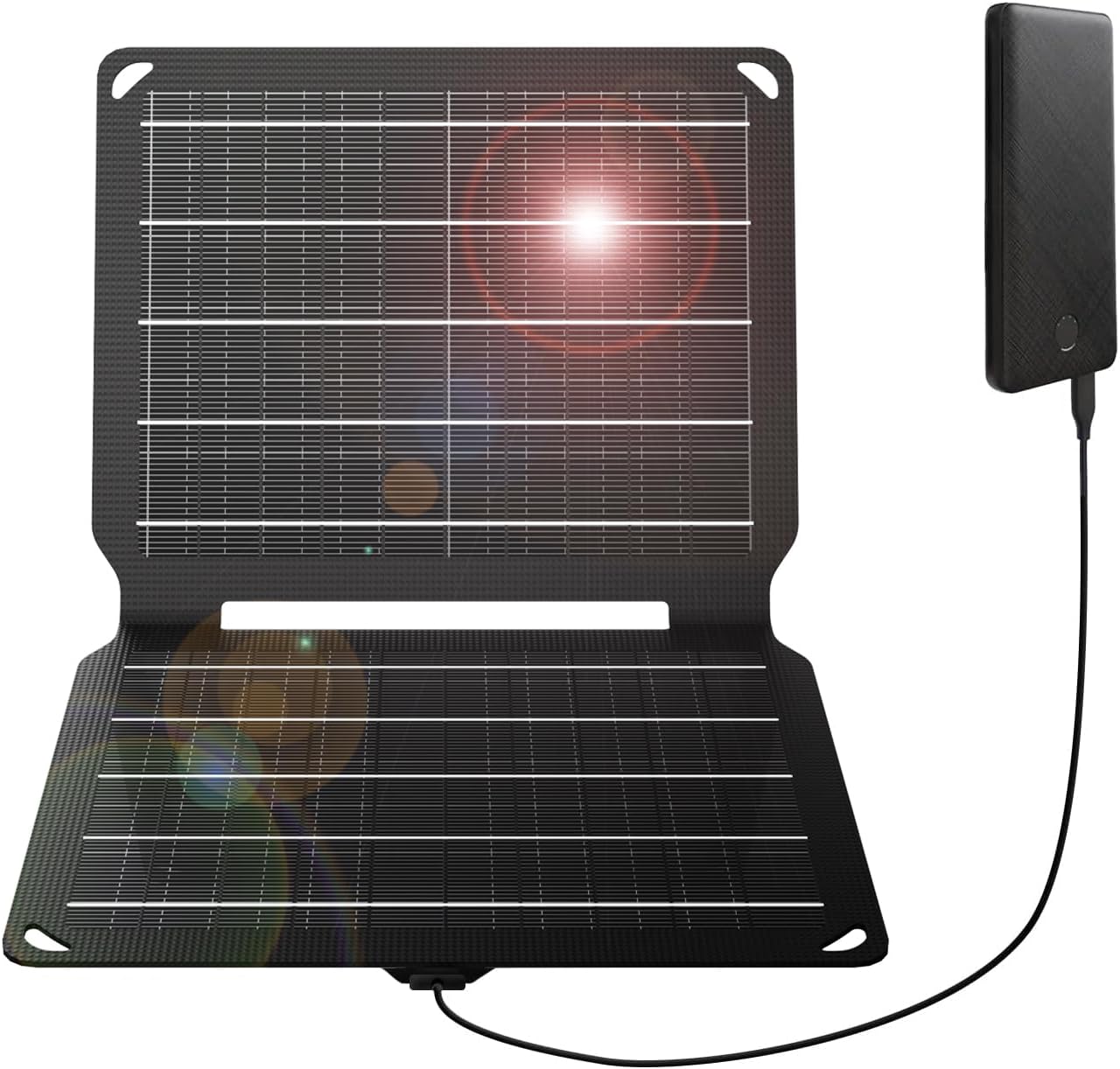 FlexSolar 10W Portable Solar Chargers 5V USB Small Power Emergency Panels