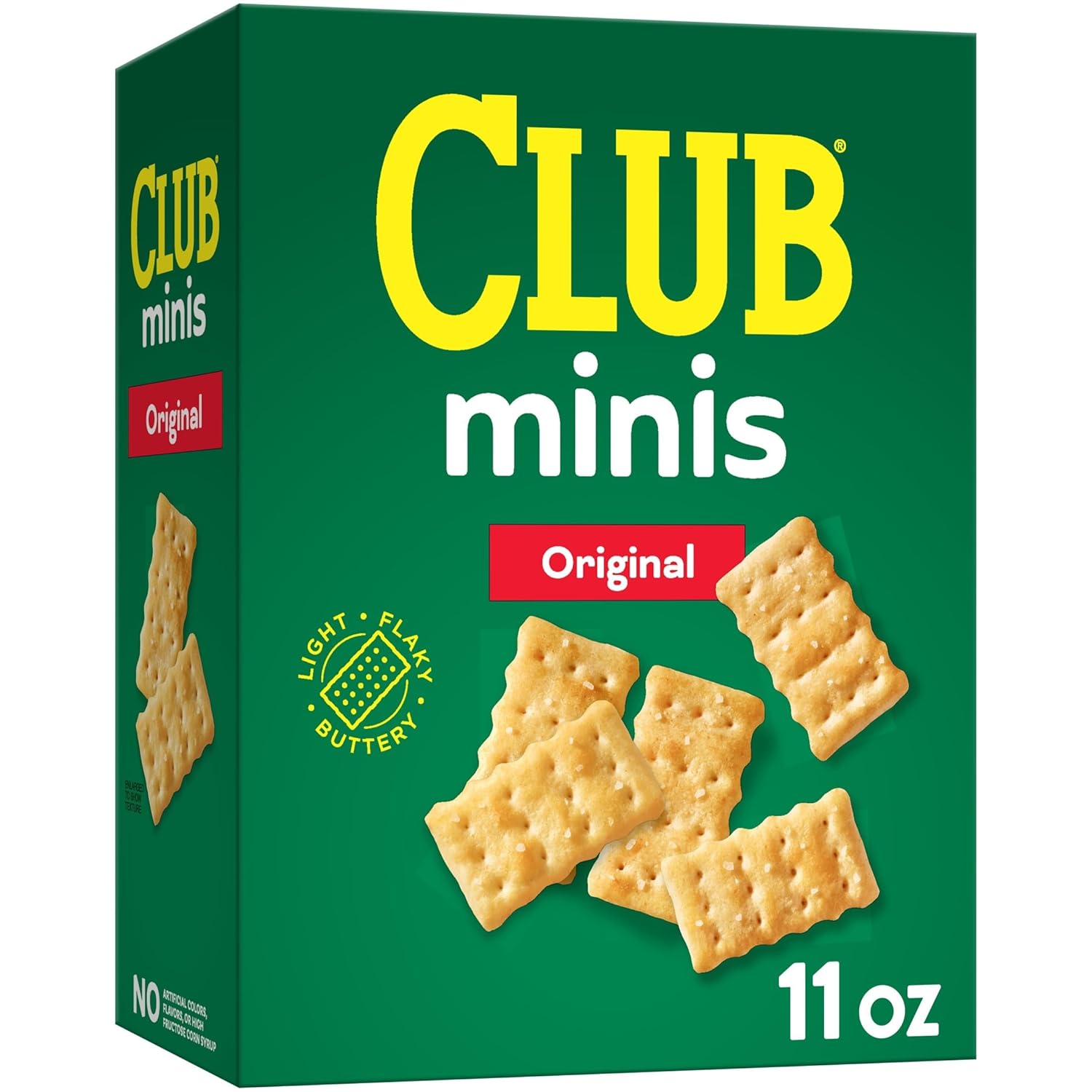 Club Minis Crackers, Lunch Snack, Original, 11oz Box