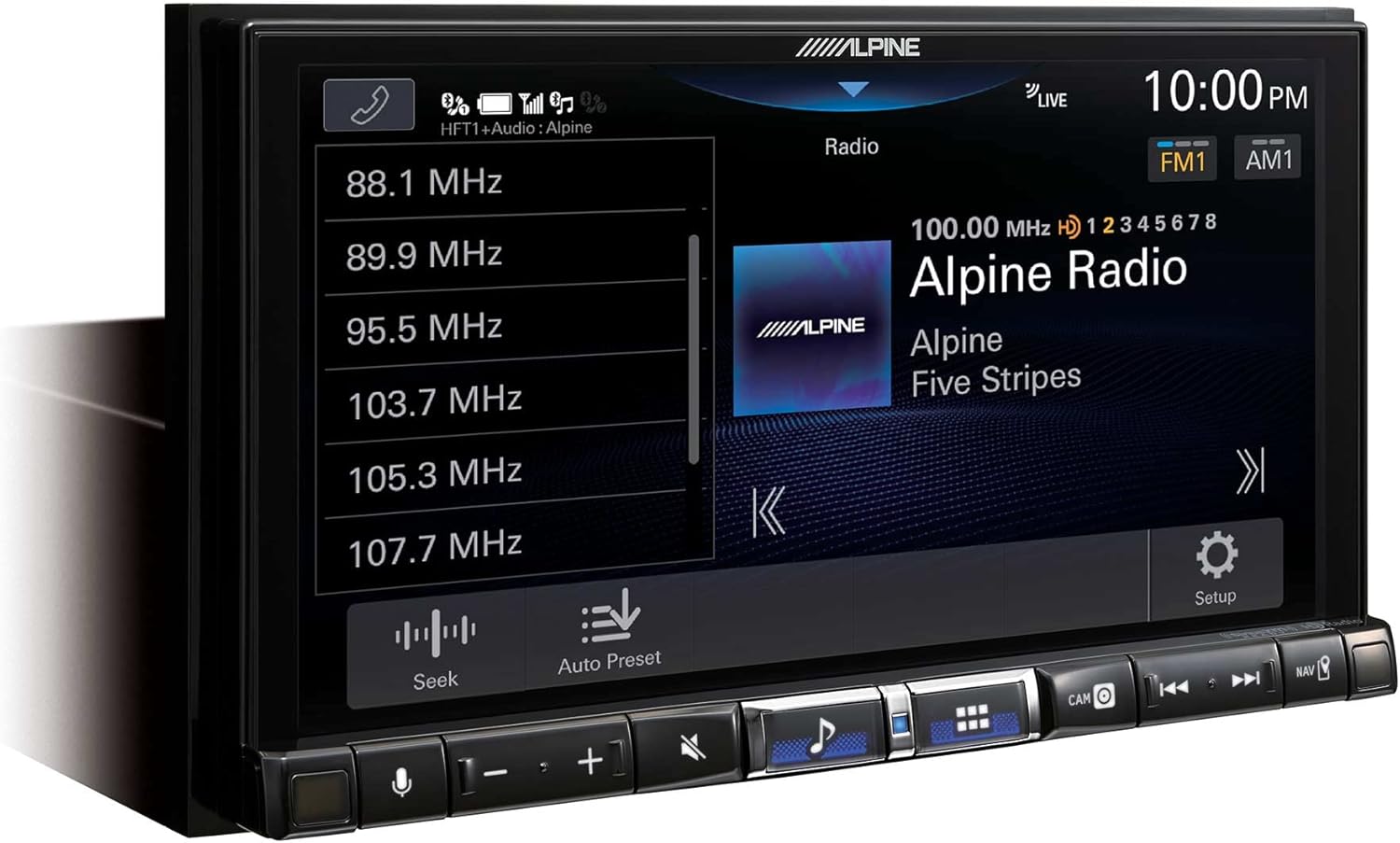 Alpine iLX-507 7" Multimedia Receiver Compatible with Wireless Apple CarPlay & Wireless Android Auto