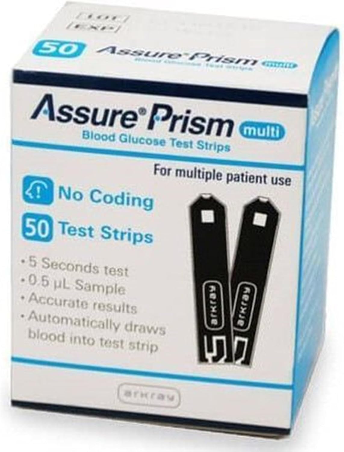 Assure Prism Multi Blood Glucose Test Strips 50ct 530050