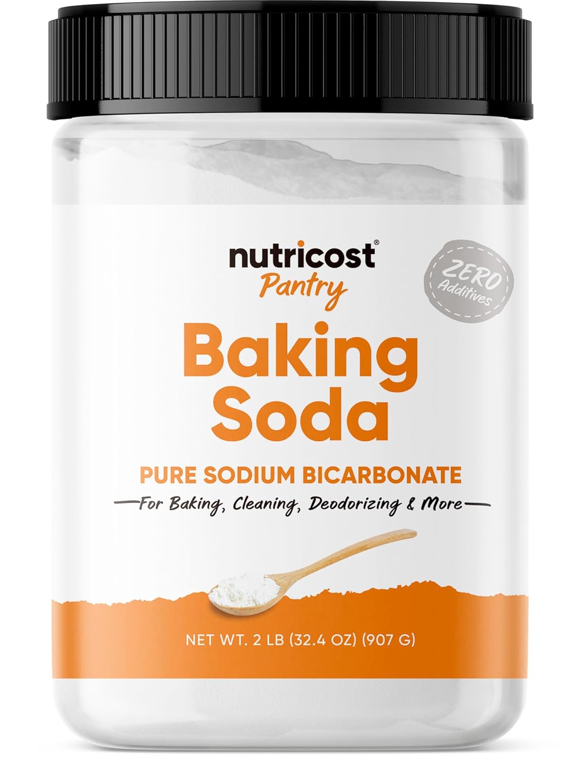 Nutricost Baking Soda (2 LBS) - For Baking, Cleaning, Deodorizing, and More (Pantry)