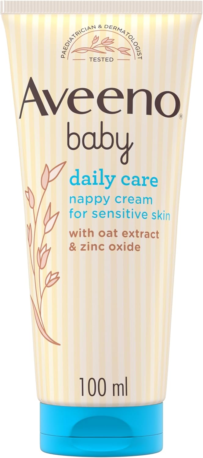 AVEENO® Baby Daily Care Nappy Cream 100ml | Suitable for Newborn Baby Sensitive Skin