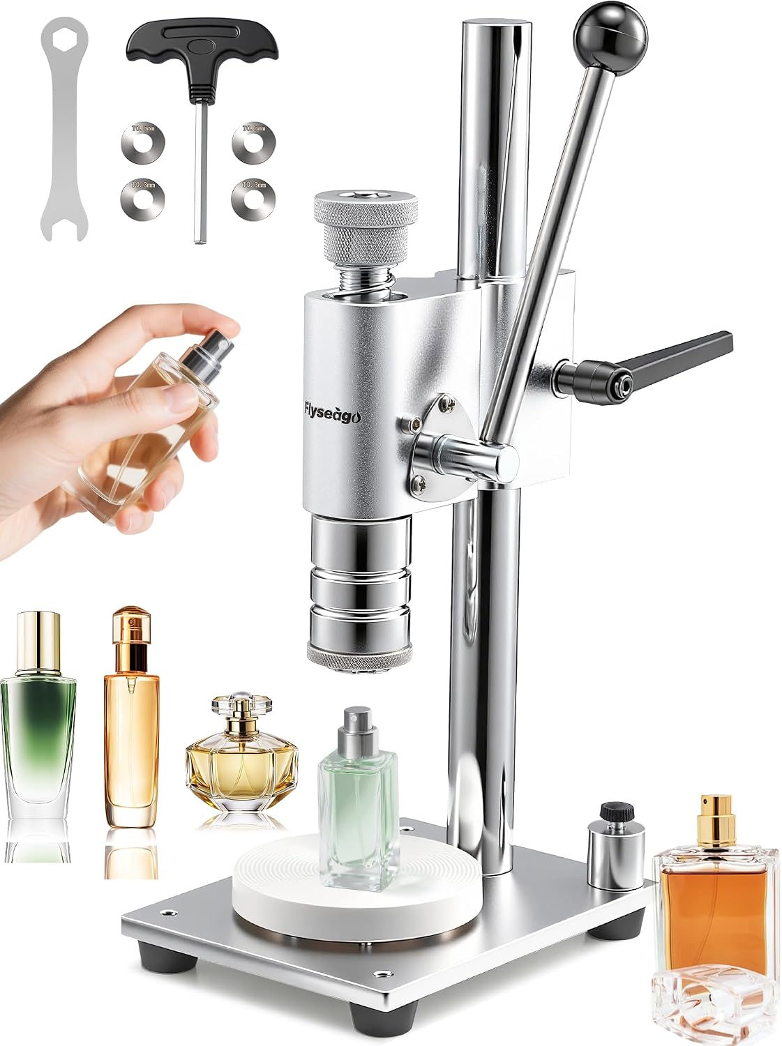 Perfume Bottle Crimper Capper Height Adjustable for 15mm Caps