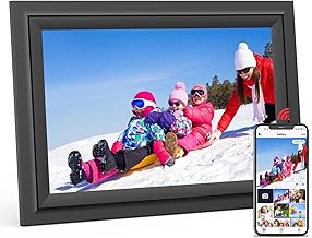 SAMMIX Digital Picture Frame, 10.1 Inch WiFi Digital Photo Frame, IPS HD Touch Screen Electronic Picture Frame, 16GB Storage, Slideshow, Easy to Share Photos and Video via Uhale APP, Gifts for Mom