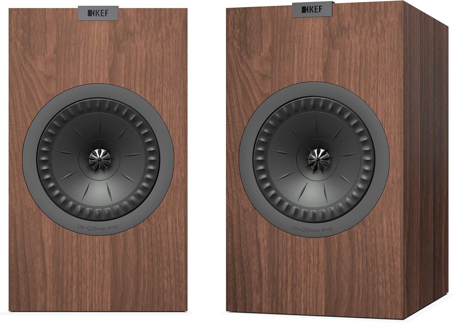 KEF Q350 Bookshelf Speakers - Pair (Walnut)