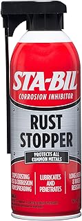 STA-BIL Rust Stopper - Anti-Corrosion Spray and Antirust Lubricant - Prevents Car Rust, Protects Battery Terminals, Stops Existing Rust, Rust Preventative Coating - 13 Oz (22003)