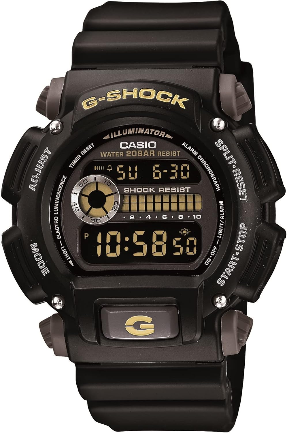 Casio Men's 'G-Shock' Quartz Resin Sport Watch , Black