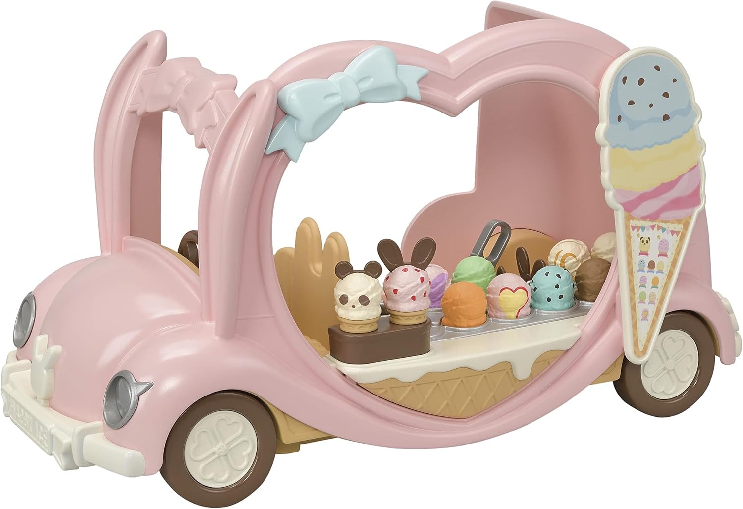 Sylvanian Families Ice Cream Van, Pastel Pink