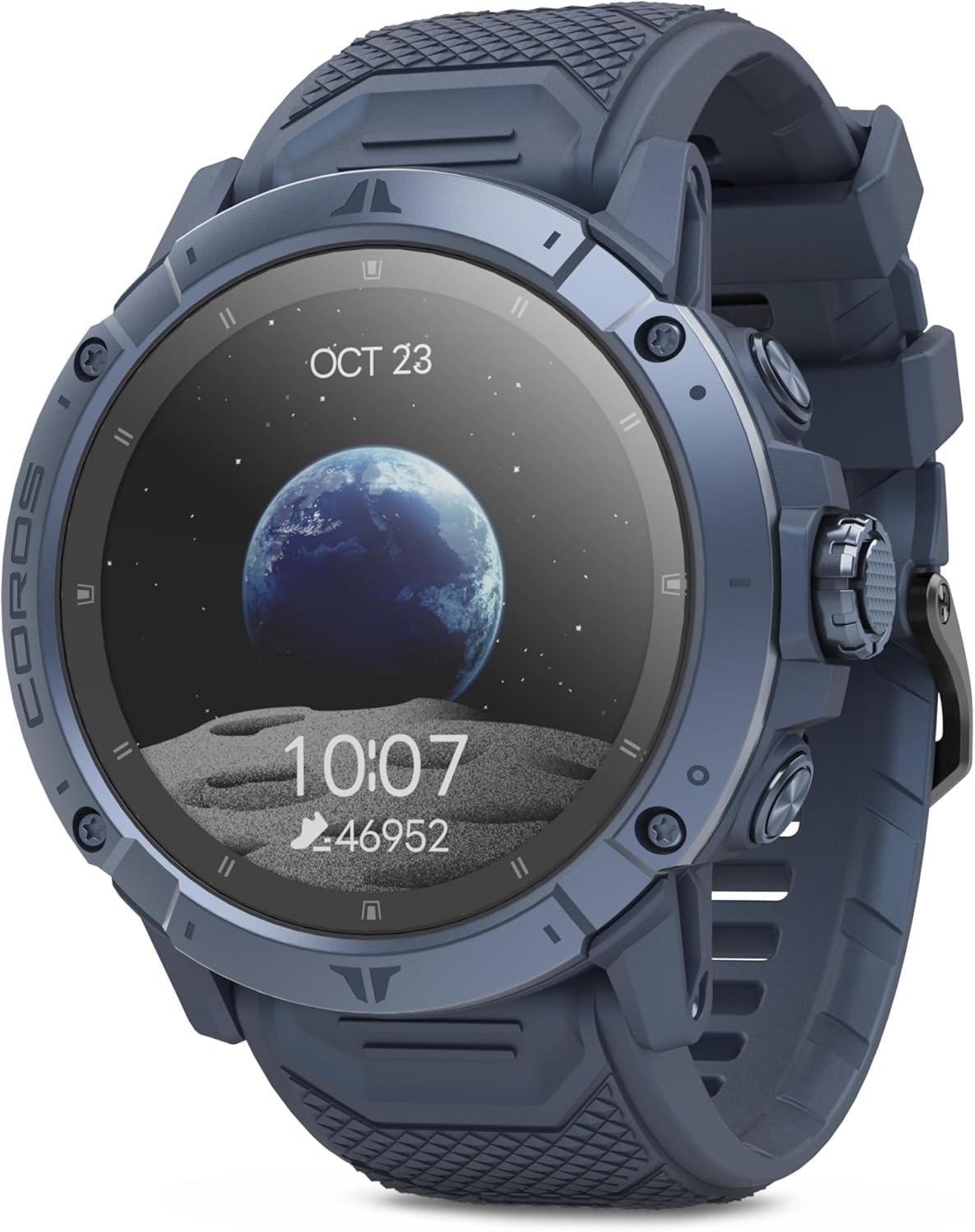 COROS VERTIX 2S Adventure GPS Watch, 1.4" Display, 40 Days Battery, Global Maps, Heart Rate Monitor, Earth Blue