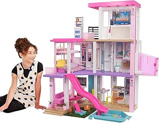 Barbie DreamHouse Dollhouse with 75+ Accessories and Wheelchair Accessible Elevator (Amazon Exclusive) + Barbie Convertible 2-Seater Vehicle