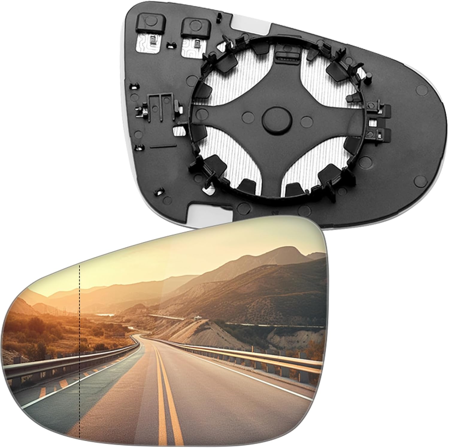 Driver Side Mirror Replacement for Volkswagen VW MK6 2010 2011 2012 2013 2014 Golf GTI Mirrors Glass - Left Side Rear View Mirror with Power Heated