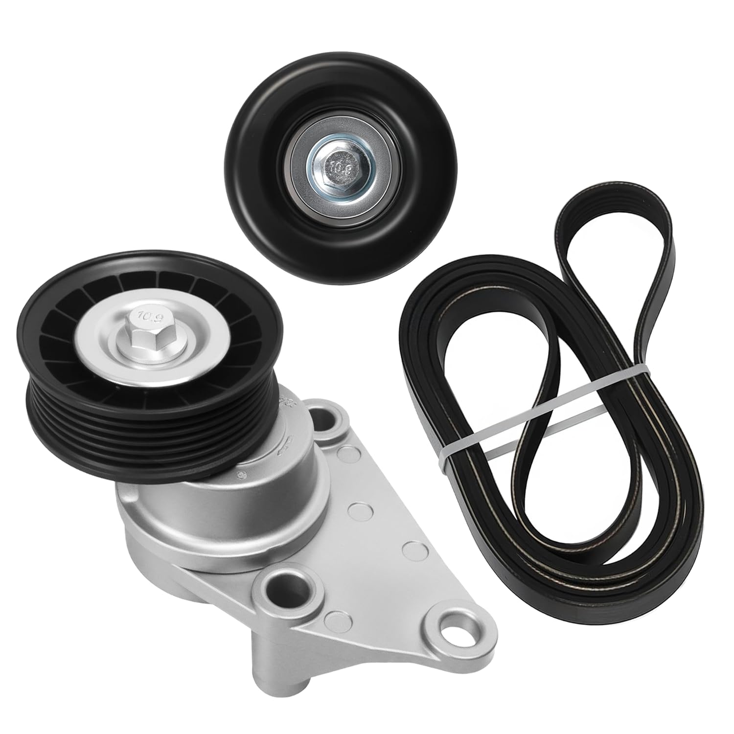 90K-38158C Complete Serpentine Belt Drive Component Kit, Fits for GM 2003-2006, Fits for Chevrolet 2002-2007, Fits for GMC 2002-2007#OE 12609719 12555609 12626222