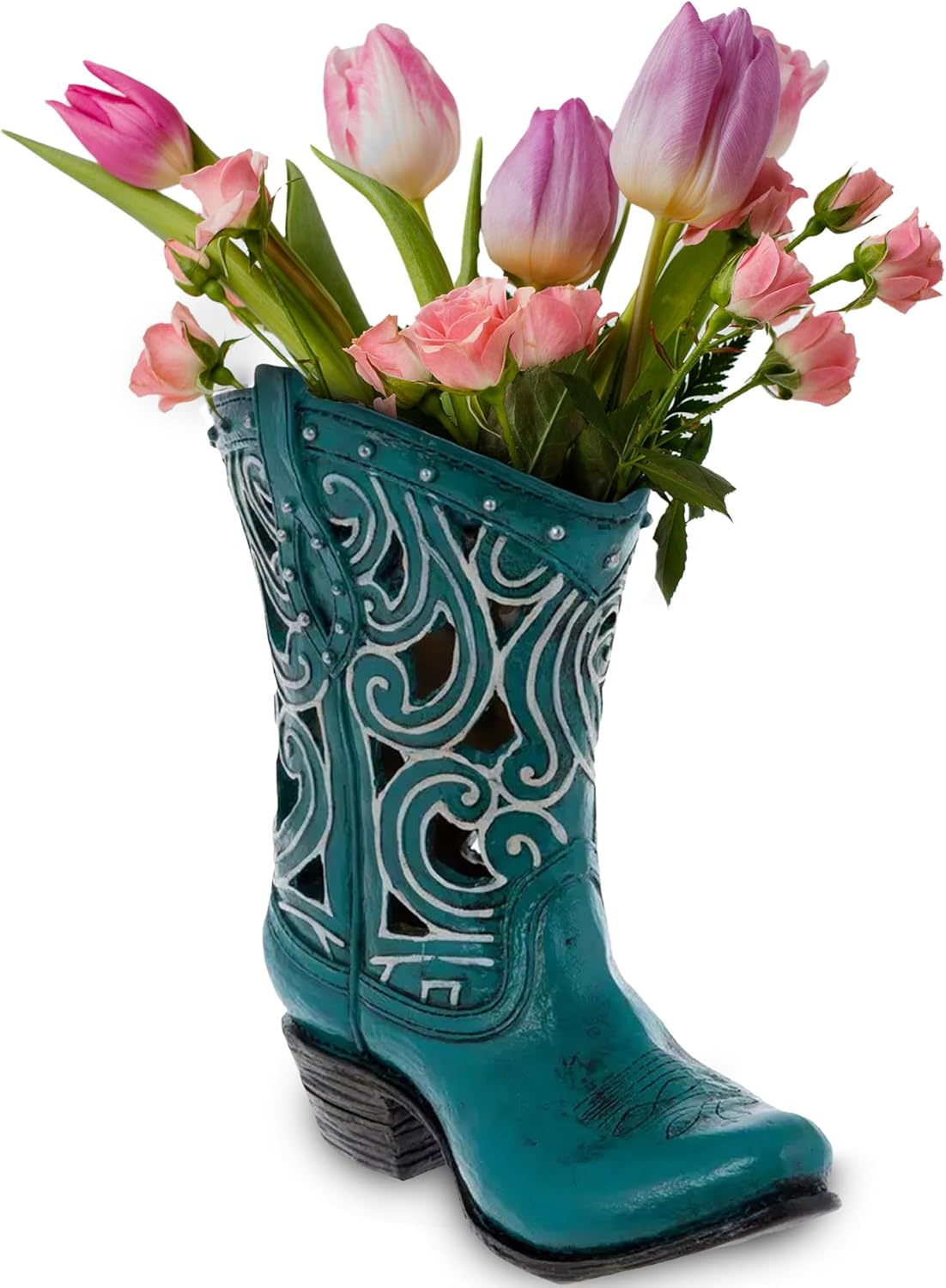 Hobby Lobby Turquoise Cowboy Boot Vase