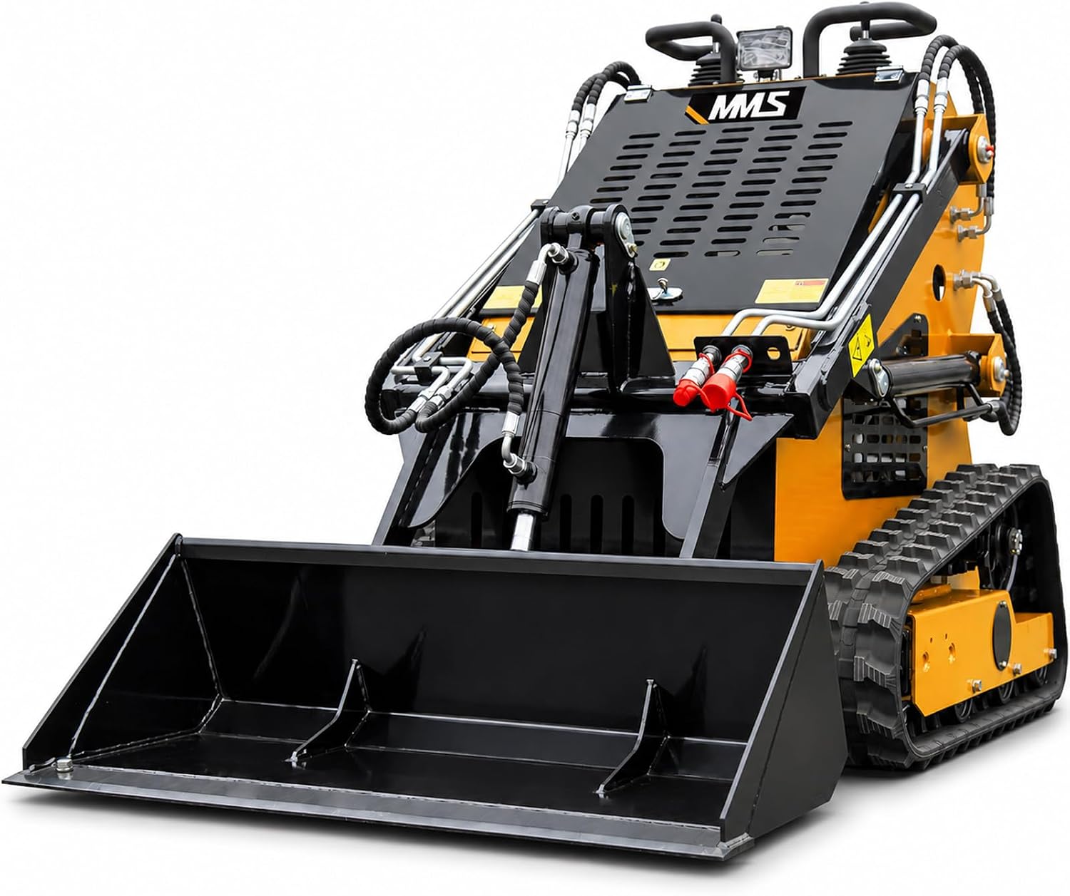 MS360T Mini Skid Steer Loader with 13.5HP B&S Engine, Triangle Tracks