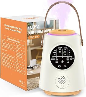 Humidifiers for Bedroom, 2.5L Ultrasonic Cool Mist Humidifiers for Baby Home Office Nursery & Plants, Top Fill Air Humidifier, Super Silent Sleep Mode，Auto Shut-Off (Smart Humidity Setting)