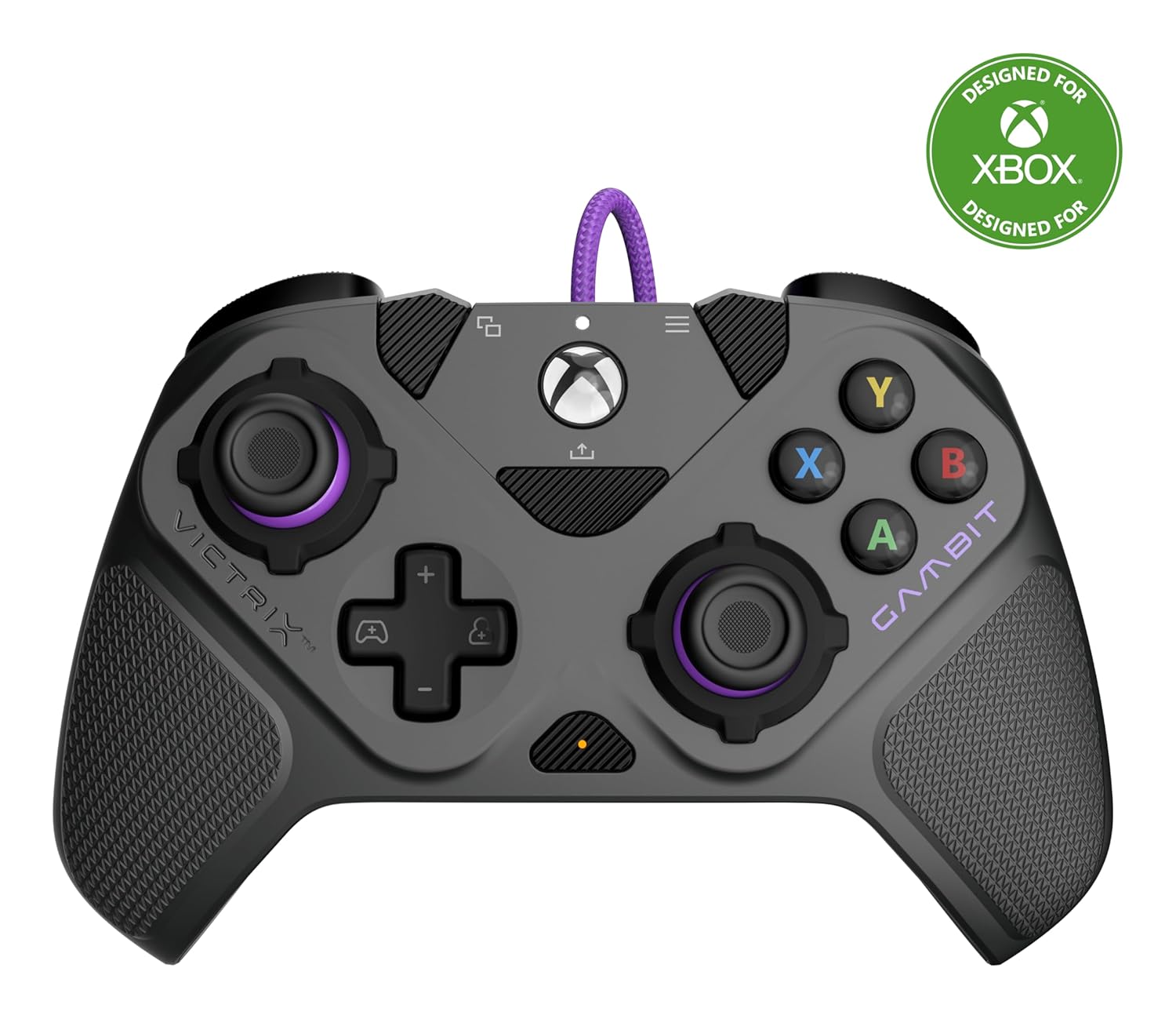 Turtle Beach Victrix Gambit Prime Wired Tournament Controller Licensed for Xbox Series X|S, Xbox One & PC - Swappable Thumbsticks, Rapid Fire Triggers, Remappable Buttons, Customizable Functions