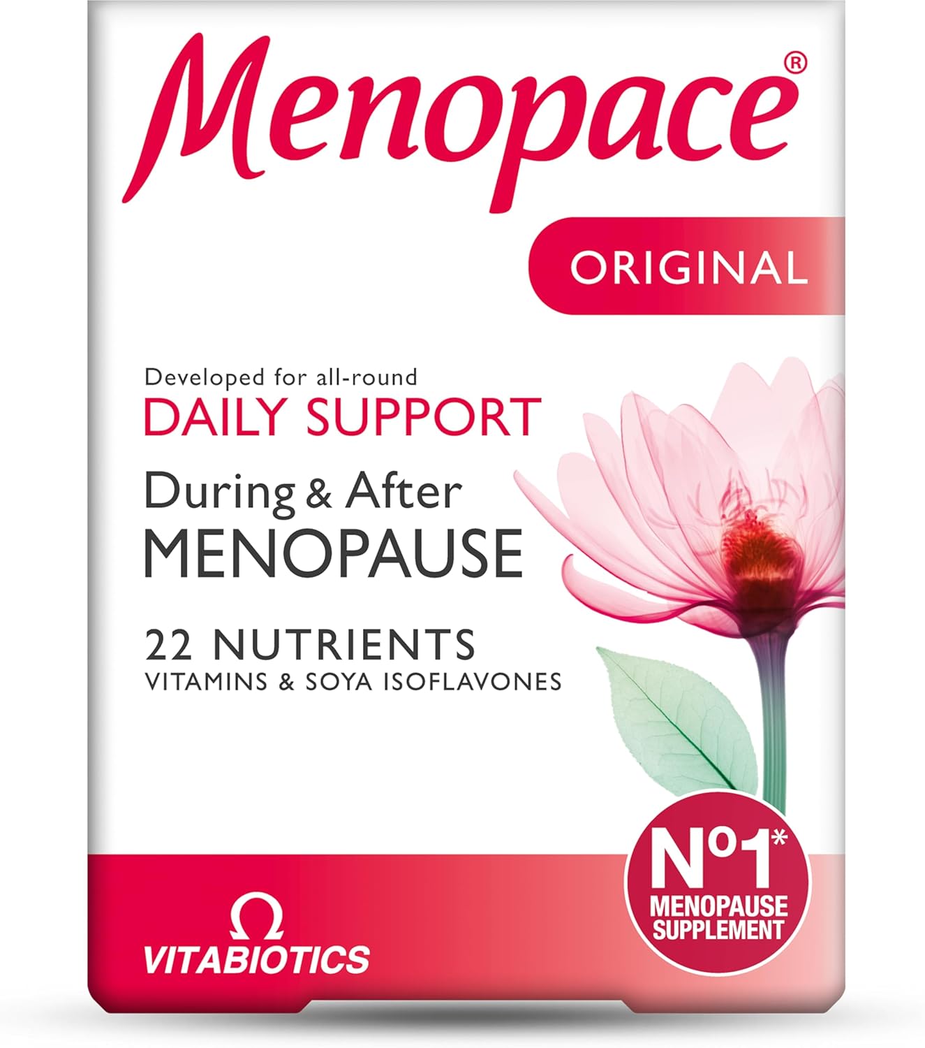 Menopace Original - 90-Day Perimenopause Vitamin Tablets. UK's No. 1 Menopause Supplement for Women. by Vitabiotics
