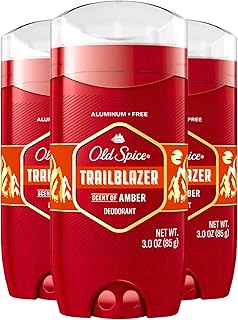 Old Spice Men's Aluminum Free Deodorant, Trailblazer Scent, 48 Hr Odor Protection, 3.0 oz (Pack of 3)