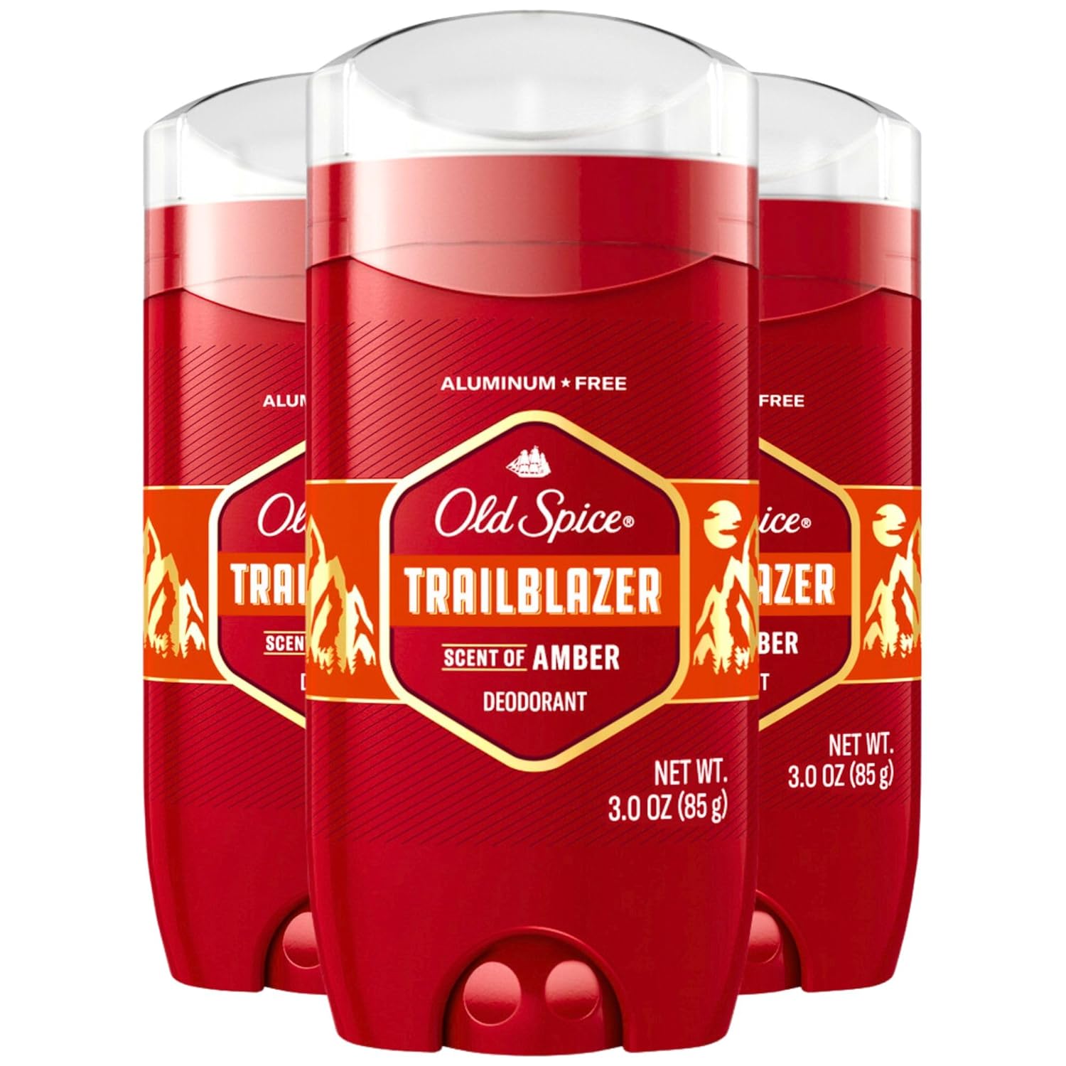Old Spice Men's Aluminum Free Deodorant, Trailblazer Scent, 48 Hr Odor Protection, 3.0 oz (Pack of 3)