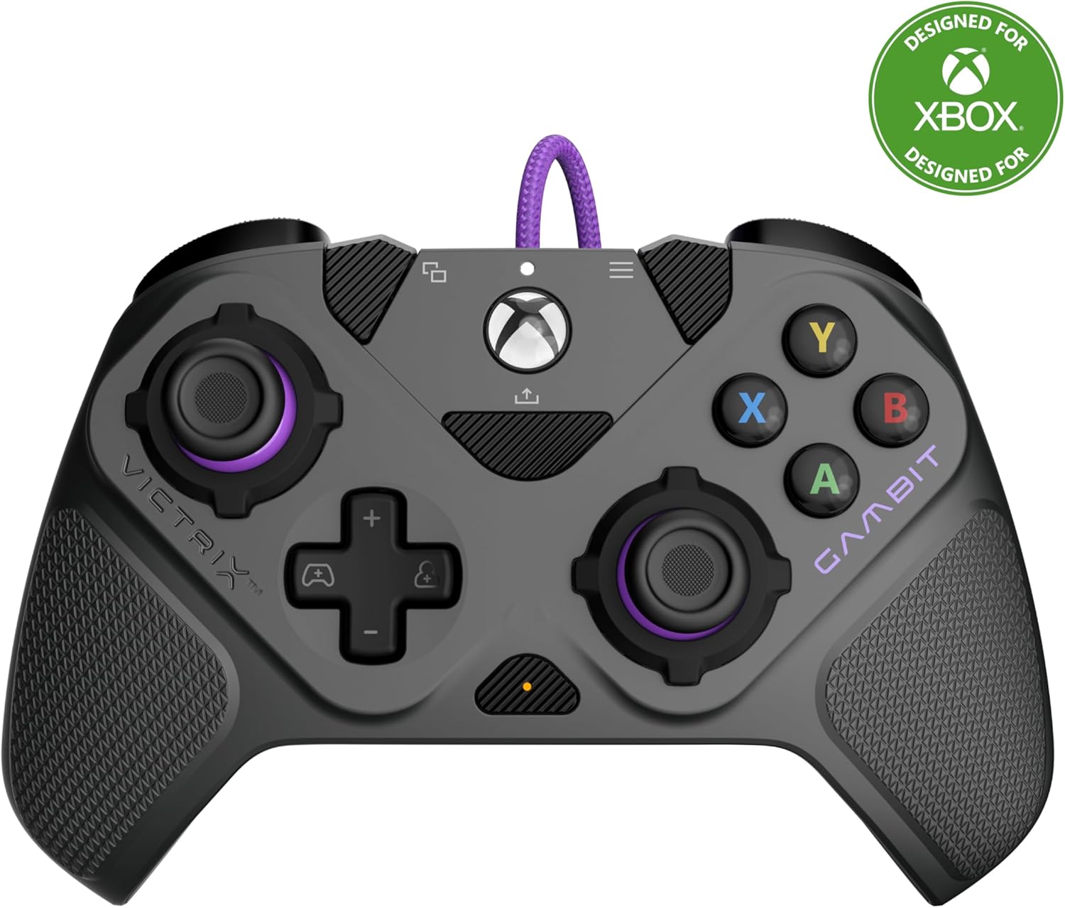 Turtle Beach Victrix Gambit Prime Wired Tournament Controller for Xbox Series X or S, Xbox One and Windows PC - Officially Licensed by Xbox, Swappable Thumbsticks, Remappable Buttons