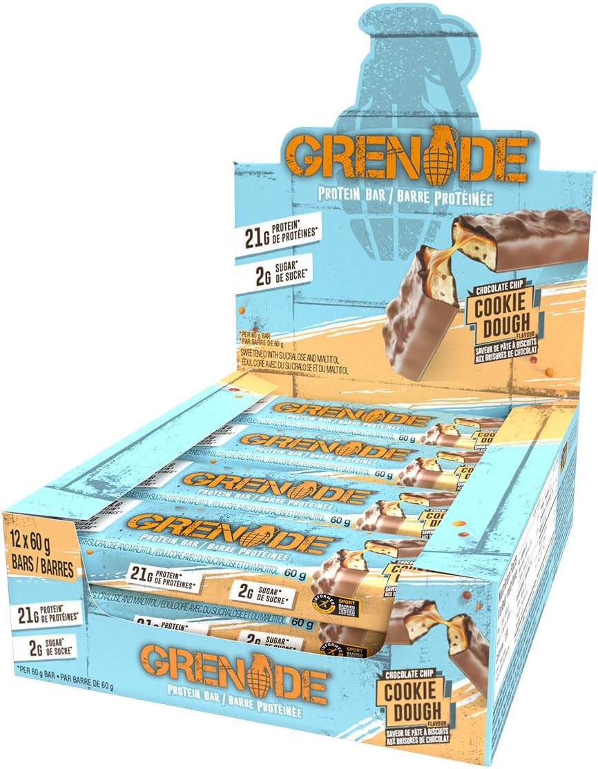 GRENADE CARB KILLA BAR Cookie Dough 12x60gm