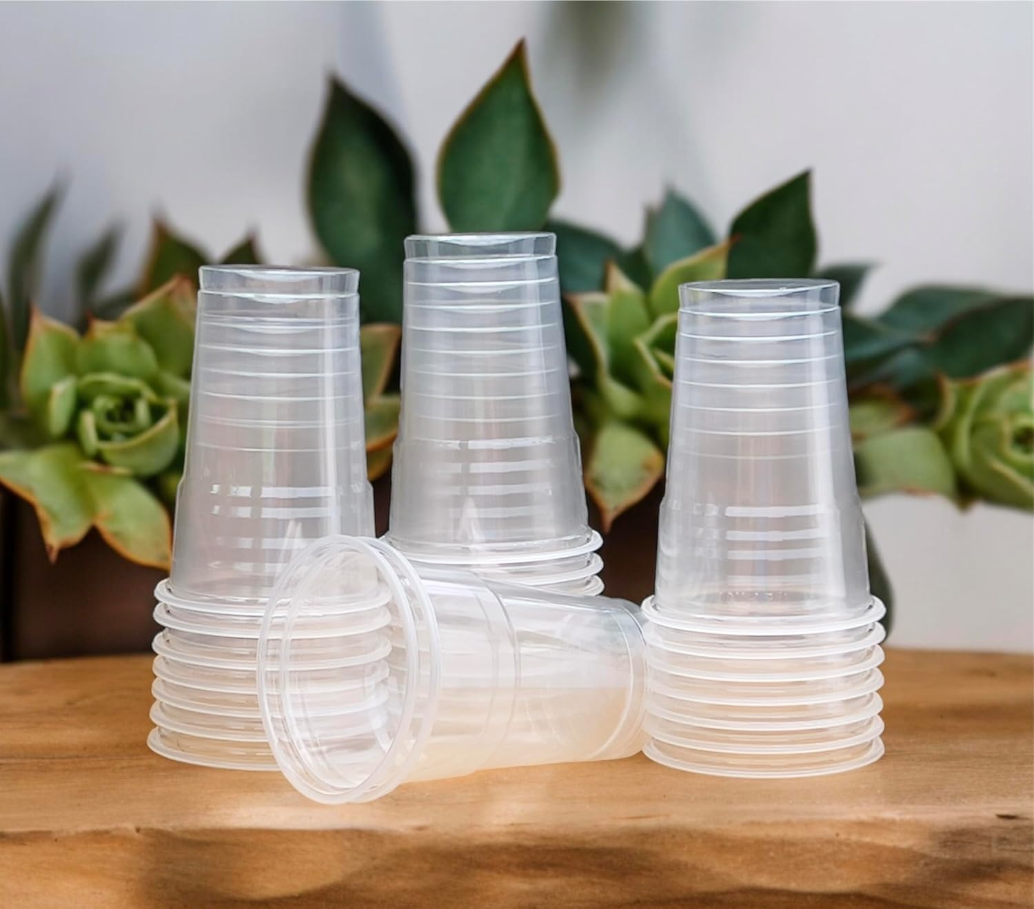 HOT BARGAINS Clear Plastic Half Pint Beer Cups, 10oz Disposable Tumblers, BPA-Free Recyclable, CE Marked, Pack of 1000