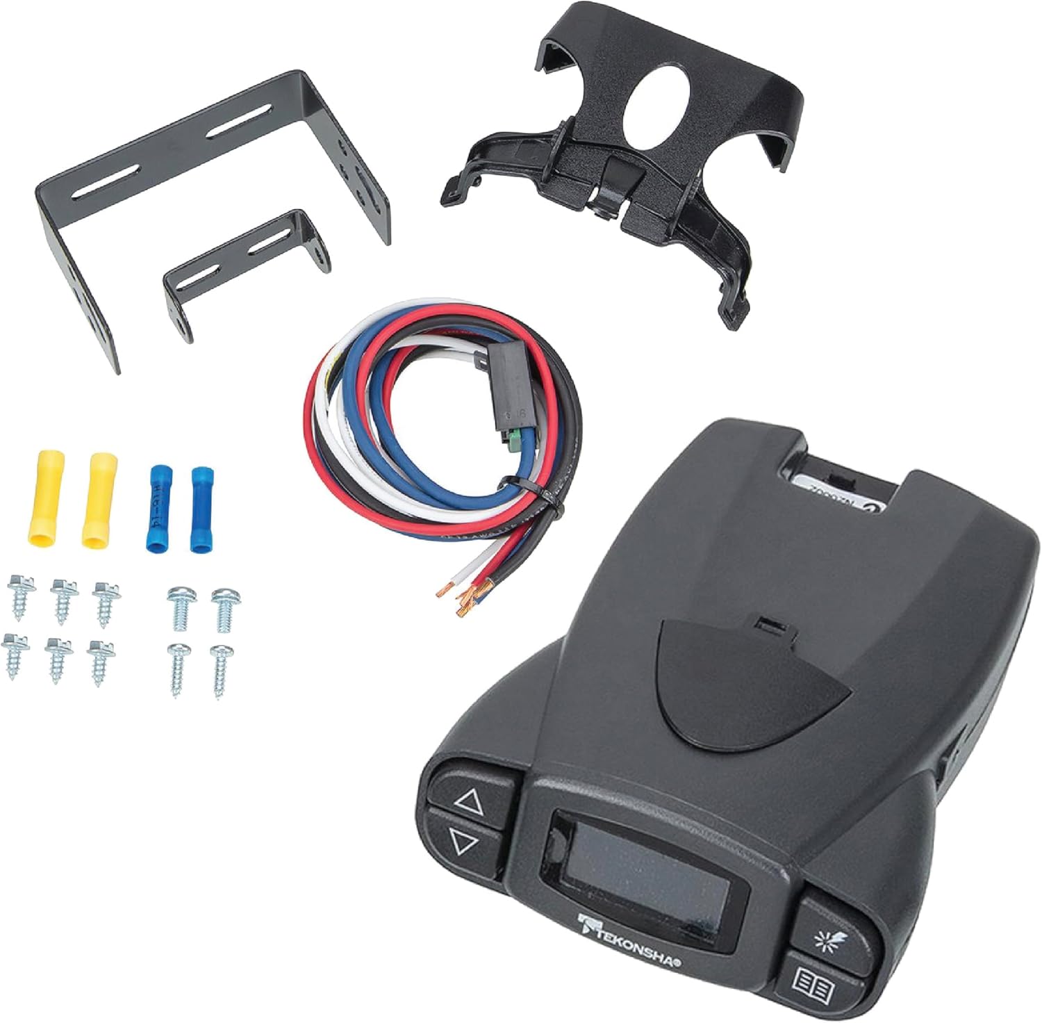 Tekonsha 90195 Prodigy P3 Proportional Brake Controller for Trailers with 1-4 Axles, Compatible with Ford, GM, Chevy, Dodge, RAM, Toyota, Jeep. Wiring harness sold separately.