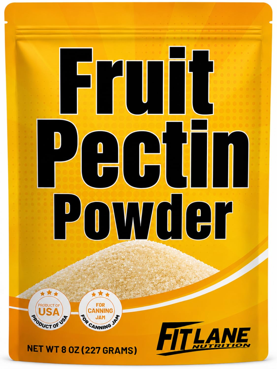Fruit Pectin Powder for Jams and Jellies 8 oz Bag, Natural Bulk Ingredient | Premium, Vegan & Non-GMO – Perfect Mix for Apple Pie Filling, Homemade Preserves, Smooth Set, Consistent Results Every Time