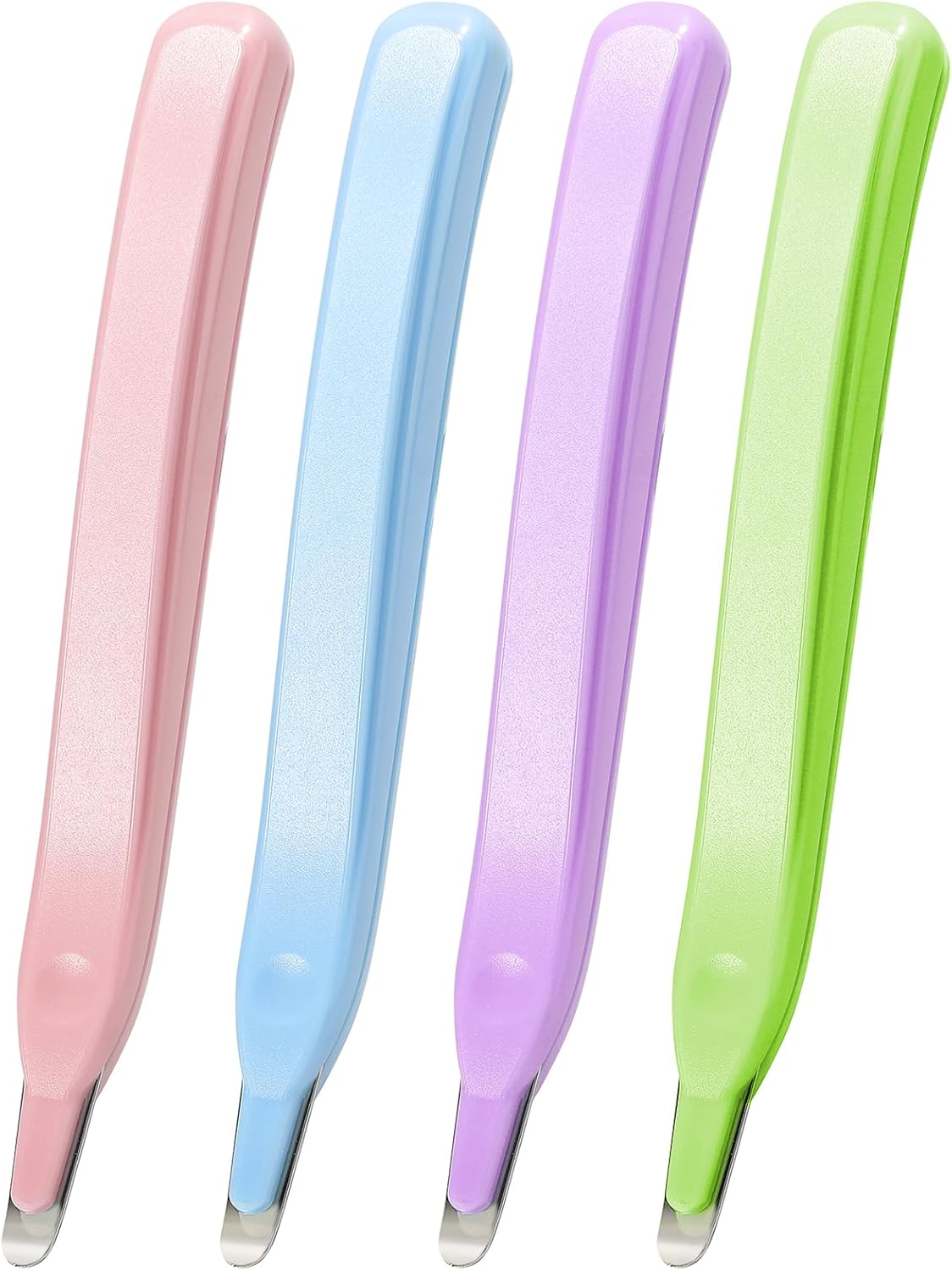 KTRIO Magnetic Staple Remover Tool 4 Pack, Professional Stapler Removers Flat Staple Puller Stick for Classroom, Office, Home, 4 Pastel Colors